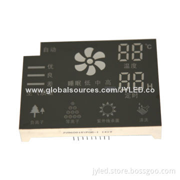 7-segment LED Display Module, Low-power Consumption, 45-85% RH Storage Humidity
